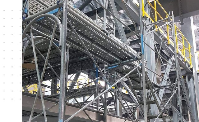 臻興鷹架工程台中施工現場圖